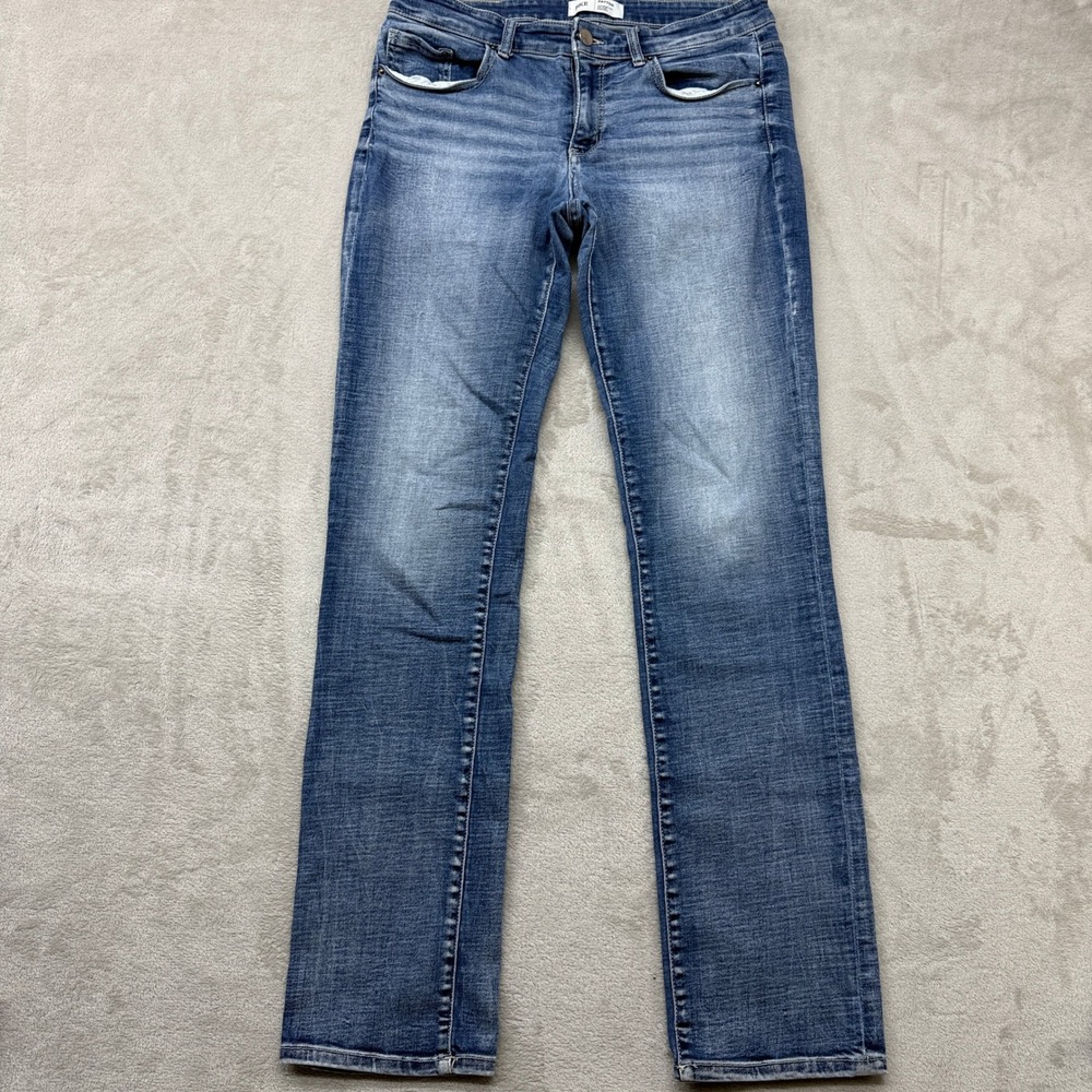 BKE Mid Rise Straight Leg Jeans Women's 29x32 Blue Payton Universal Fit Denim